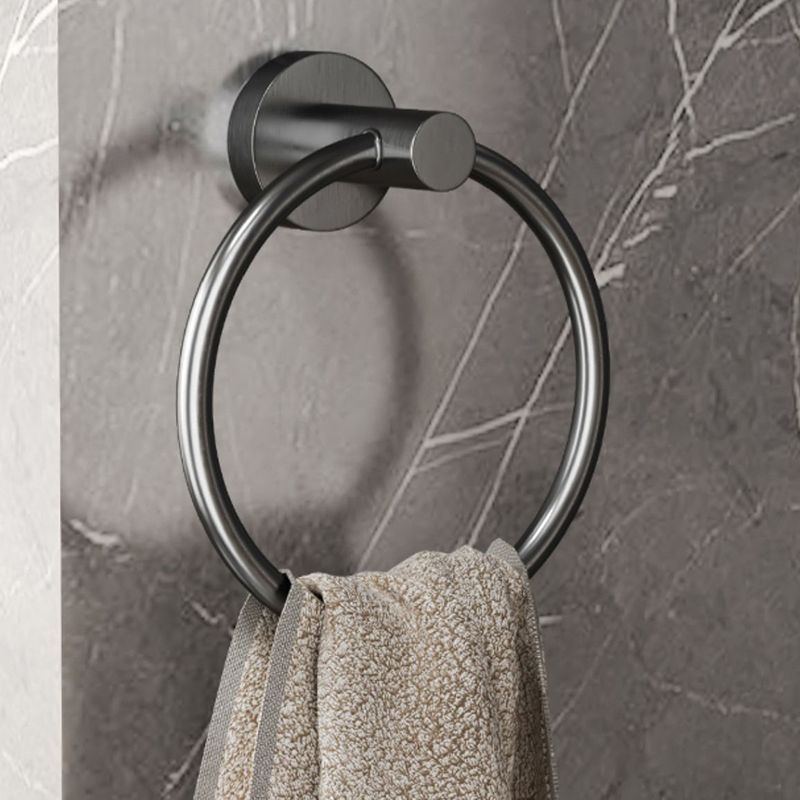 Modern gray bathroom accessory set bathroom shelf bath hardware set