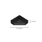 Modern Bathroom Set Matte Black Bathroom Shelf Towel Holder Bathroom Accessories Set