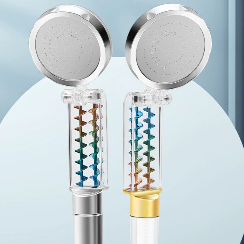 Contemporary Round Handheld Shower Standard Spray Adjustable Showerhead