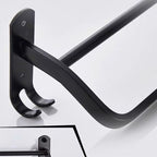 Modern Bathroom Accessories Set Towel Holder Black Soap Dish Bath Accessories Set