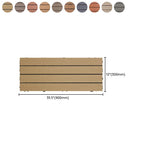 Waterproof Floor Tiles Layable Composite Patio Tiles