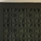 Modern Tin Back Wall Panel Smooth Upholstered Wall Ceiling in Black and White