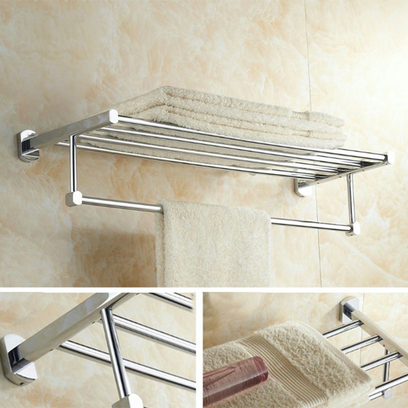 Modern bathroom accessory set paper holder towel bar stainless steel bathroom set