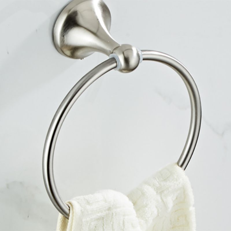 Metal Bathroom Set Traditional Style Nickel Bathroom Accessories Set