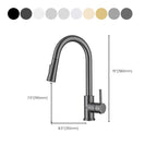 Modern Style Extendable Sink Faucet Single Handle Stainless Steel Sink Faucet