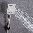 Contemporary Shower Combo Handheld Showerhead Stainless Steel Wall Mounted Showerhead
