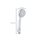 Contemporary Brass Round Hand Shower Water Filtration Shower Head
