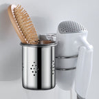 Modern Stainless Steel Bathroom Set Paper Holder Bathroom Shelf Bathroom Accessories