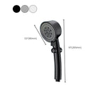 Wall Mounted Shower Head Modern Plastic Shower Head with Adjustable Spray Pattern