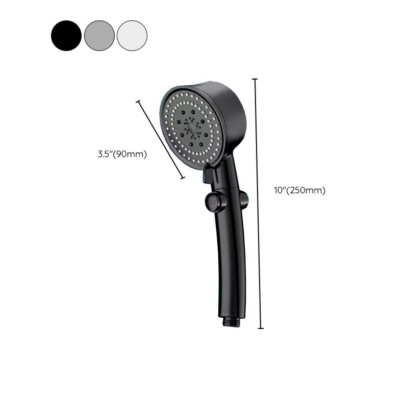 Wall Mounted Shower Head Modern Plastic Shower Head with Adjustable Spray Pattern
