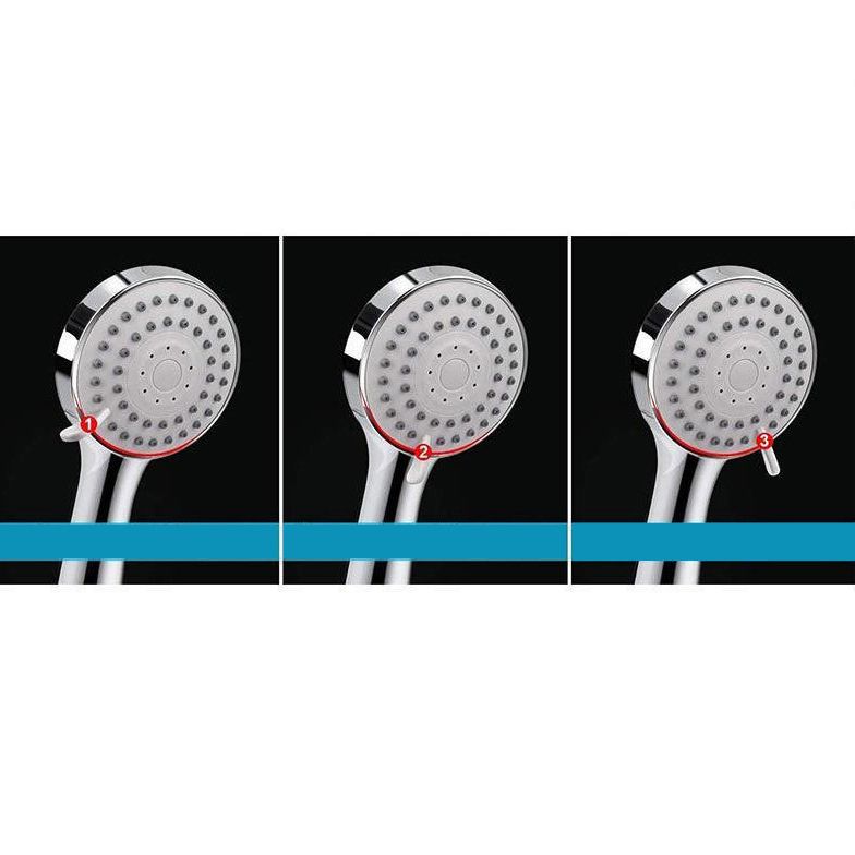 Modern Pull-Down Dual Showerhead Square High Arch Showerhead Combination