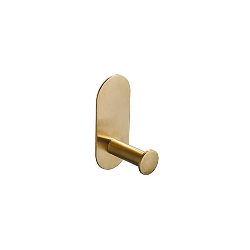 Modern Simple Metal Bathroom Accessories as Individual Piece or in Set in Gold