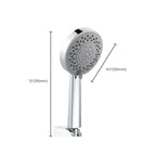 Modern Style Round Handheld Shower Bathroom Metal Wall-Mounted Hand Shower