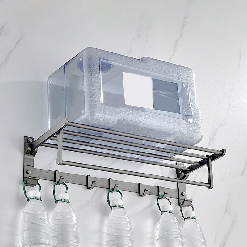 Modern Chrome Bathroom Accessories Set Aluminum Bathroom Fixtures Set