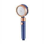 Round Hand Shower Adjustable Water Flow Wall Mounted Shower Head