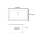 Contemporary Sink Set Stainless Steel Friction Resistant Sink Set for the Kitchen