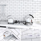 Modern Kitchen Backsplash Wallpaper Plaid Print Peel and Stick Backsplash Tile