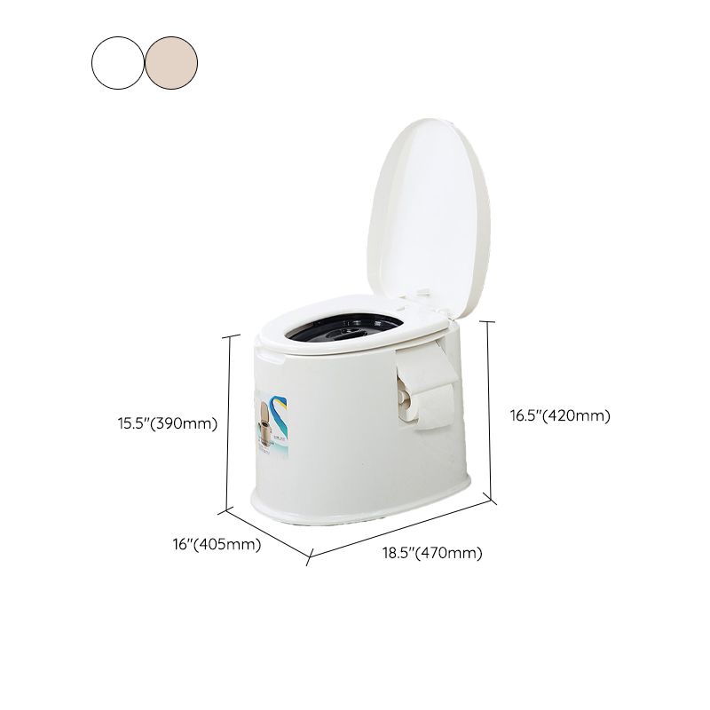 Contemporary Plastic Urinal Stand Toilet with Seat for the Bathroom
