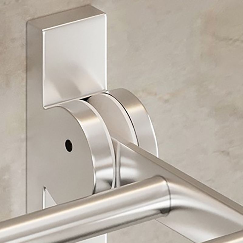 Modern Polished Chrome Bathroom Accessories Set Bath Shelf/Towel Holder/Paper Holder included