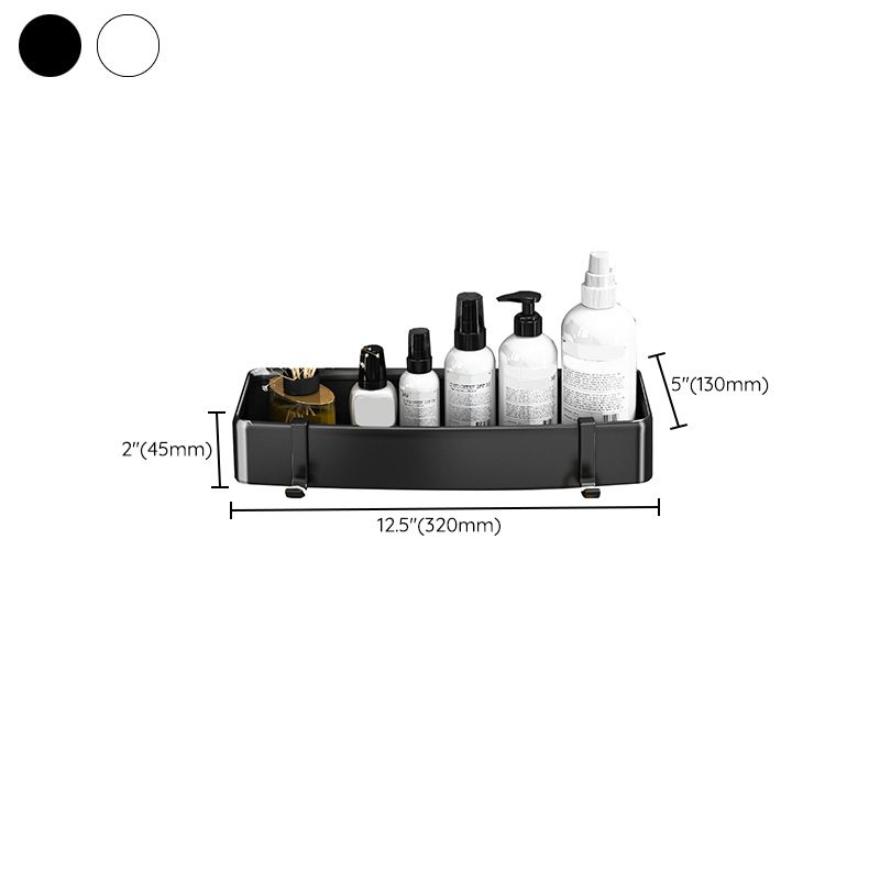 Modern Black-White Metal Bath Hardware Set Bath Shelf Bathroom Hardware Set