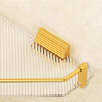 Modern Bathroom Hardware Set Towel Rack Bathroom Shelf Gray/Gold Bathroom Hardware Set