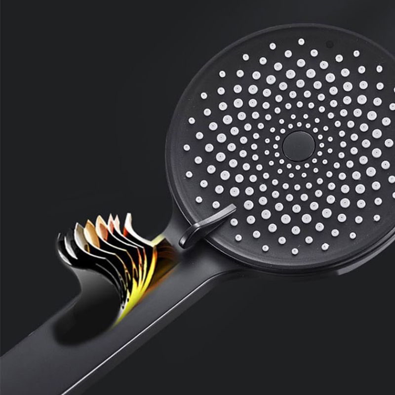 Contemporary round shower head in solid color handheld shower head for the bathroom