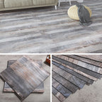 Modern Vinyl Floor Wood Look Peel and Stick Hand-Scraped PVC Floor
