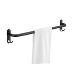 Modern black aluminum bathroom accessory set towel bar bathroom fittings