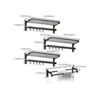 Matte black bathroom accessory set Modern bathroom accessory hardware set