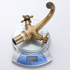 Button Handle Widespread Bathroom Faucet Industrial Sink Faucet