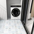 Modern PVC floor tiles with diamond pattern, self-adhesive vinyl floor planks