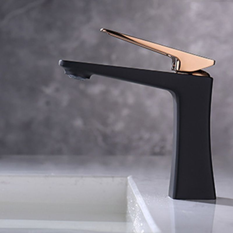 Glam Vessel Sink Faucet Brass Lever Handles with Drain Assembly Sink Mixer