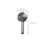 Modern round shower head 304 stainless steel handheld shower head