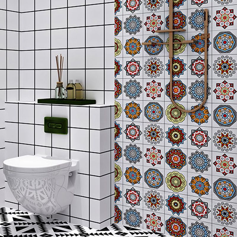 Square Mosaic Tile Peel and Stick Tile for Kitchen and Bathroom