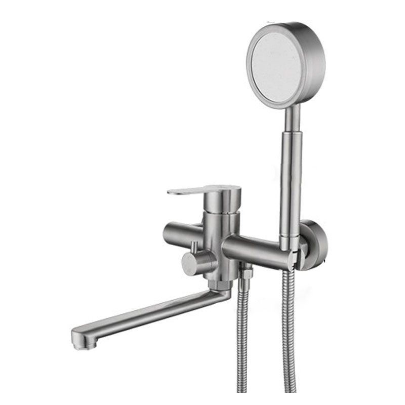 Bathroom Bathtub Faucet Lever Handheld Shower Bathtub Faucet