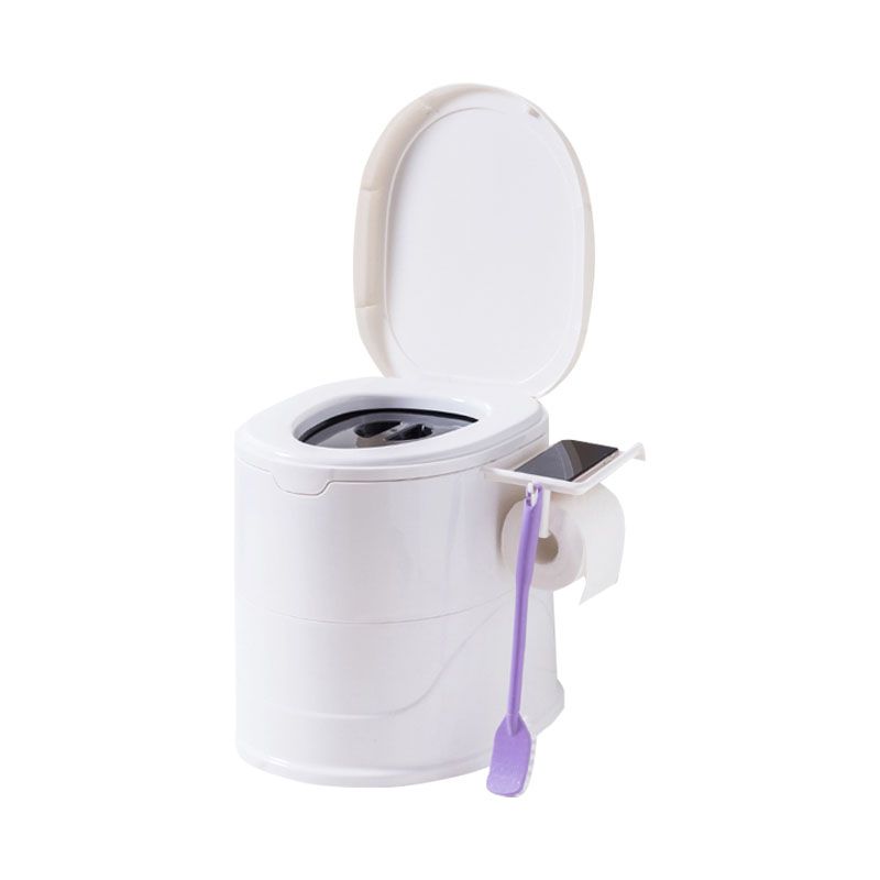 Contemporary Floor-Mounted Toilet Plastic WC for the Bathroom