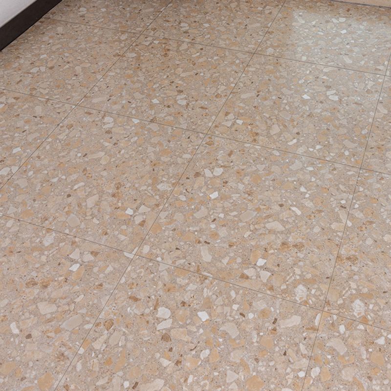 Home Vinyl flooring Peel and Stick Marble look square PVC floor coverings for the living room