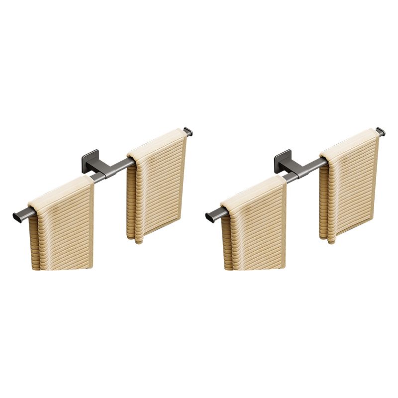 Contemporary Aluminum Bathroom Accessories Set Towel Rail Bathroom Accessories