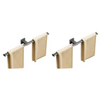 Contemporary Aluminum Bathroom Accessories Set Towel Rail Bathroom Accessories