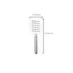Large Shower Head 304 Stainless Steel Standard Spray Pattern Fixed Shower Head