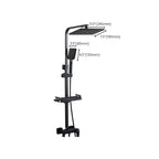 Adjustable Spray Sample Shower Combination Metal Shower Fitting Arm Shower Head with Slip Bar