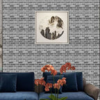 Industrial Wall Paneling Plastic 3D Wall Paneling for the Living Room