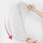 Marbleizing Waterproof Tile PVC Single Peel & Stick Tile for Backsplash
