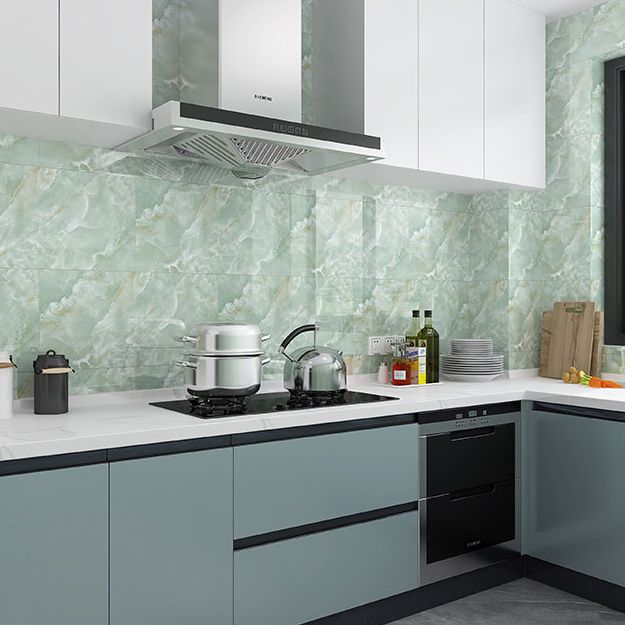 12" x 24" marbling single plate waterproof backsplash wall tile for bathroom