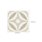 Modern Peel and Stick Wall Tiles PVC Peel and Stick Tiles for the Bathroom
