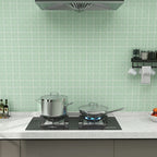 Modern mosaic tiles waterproof peel-and-stick tiles over tiles for the kitchen