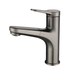 Contemporary Style Centerset Faucets Bathroom Fixtures with Lever Handle