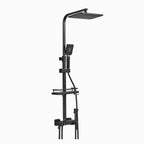 Modern adjustable water flow shower faucet shower hose shower system on the wall