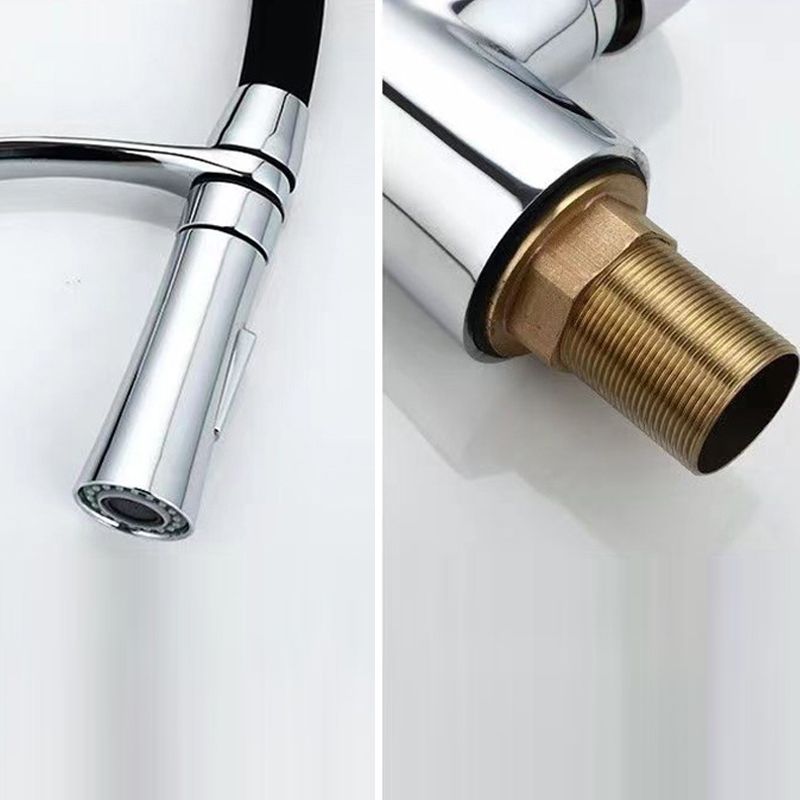 Modern 1-Hand Faucets Copper Touchless with Water Dispenser Standard Kitchen Faucet