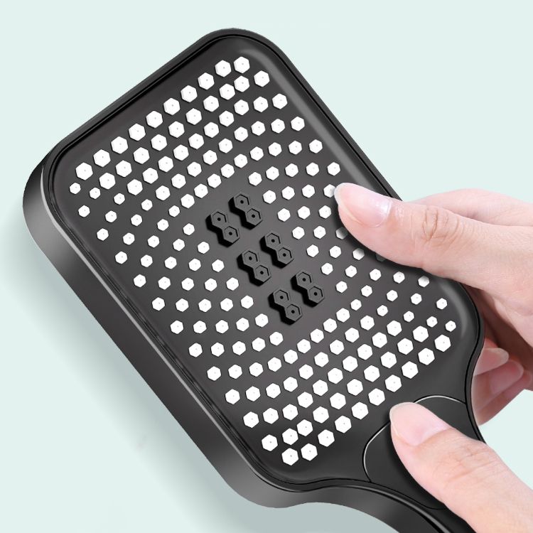 Contemporary Square Handheld Showerhead 3 Setting Spray Head